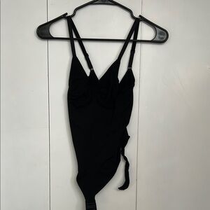 Black One Piece bodysuit body contour shapewear